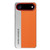 iPhone Air Camera Design Diamond Texture Leather PC Phone Case - Orange