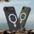 iPhone Air Camera Shield Armor MagSafe Holder Phone Case with Strap - Dark Green