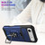 iPhone Air Camera Shield Card Slot PC+TPU Phone Case - Blue