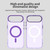 iPhone Air Candy Magsafe PC Hybrid TPU Phone Case - Purple iPhone Air Candy Magsafe PC Hybrid TPU Phone Case - Purple