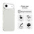 iPhone Air Candy PC Hybrid TPU Shockproof Phone Case - White