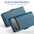 iPhone Air CaseMe 023 Butterfly Buckle Litchi Texture RFID Anti-theft Leather Phone Case - Blue iPhone Air CaseMe 023 Butterfly Buckle Litchi Texture RFID Anti-theft Leather Phone Case - Blue