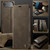 iPhone Air CaseMe 033 Calf Leather Lining Microfibre RFID Blocking Phone Case - Coffee