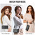 iPhone Air CaseMe C36 Card Slots Zipper Wallet RFID Anti-theft Leather Phone Case - Black