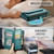 iPhone Air CaseMe C36 Card Slots Zipper Wallet RFID Anti-theft Leather Phone Case - Blue