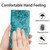 iPhone Air Cherry Blossom Butterfly Skin Feel Embossed PU Phone Case - Green