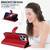 iPhone Air Classic Calf Texture Flip Leather Phone Case - Red