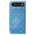 iPhone Air Colorful Magnetic Buckle Leather Phone Case - Blue