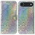 iPhone Air Colorful Magnetic Buckle Leather Phone Case - Silver
