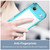 iPhone Air Colorful Series Acrylic + TPU Phone Case - Transparent Blue