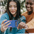 iPhone Air Commuter Shockproof TPU + PC Phone Case - Royal Blue+Pink