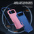 iPhone Air Commuter Shockproof TPU + PC Phone Case - Royal Blue+Pink