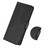 iPhone Air Cow Texture Leather Phone Case - Black
