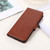 iPhone Air Cow Texture Leather Phone Case - Brown