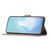iPhone Air Cowhide Texture Stitching Leather Phone Case - Dark Blue