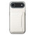 iPhone Air Crocodile Texture Card Bag Design Full Coverage Phone Case - White