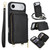 iPhone Air Crossbody Zipper RFID Card Bag Phone Case - Black