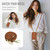 iPhone Air Crossbody Zipper RFID Card Bag Phone Case - Brown