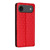 iPhone Air Cubic Grid Texture Flip Leather Phone Case - Red