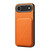iPhone Air D04 Calf Texture Dual Card Slot Holder Phone Case - Orange iPhone Air D04 Calf Texture Dual Card Slot Holder Phone Case - Orange