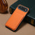 iPhone Air D04 Calf Texture Dual Card Slot Holder Phone Case - Orange iPhone Air D04 Calf Texture Dual Card Slot Holder Phone Case - Orange