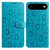 iPhone Air Daisy Embossed Leather Phone Case - Blue