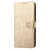 iPhone Air Daisy Embossed Leather Phone Case - Gold