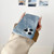 iPhone Air Denim MagSafe Magnetic PC + PU Phone Case - Light Blue