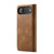 iPhone Air DG.MING Crazy Horse Texture Detachable Magnetic Leather Phone Case - Brown