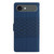 iPhone Air Diamond Embossed Skin Feel Leather Phone Case - Dark Blue