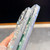iPhone Air Diamond Glitter Pearl Butterfly Four-Corner Shockproof Phone Case - Light Green