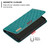 iPhone Air Diamond Lattice Magnetic Leather Flip Phone Case - Green