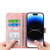 iPhone Air Dierfeng Dream Line TPU Hybrid PU Leather Phone Case - Pink