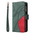 iPhone Air Dual-color 9 Card Slots Zipper Wallet Leather Phone Case - Green iPhone Air Dual-color 9 Card Slots Zipper Wallet Leather Phone Case - Green