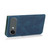 iPhone Air Dual-color Stitching Leather Phone Case - Blue Green