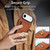 iPhone Air Elastic Card Bag Ring Holder Phone Case - Brown