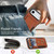 iPhone Air Elastic Card Bag Ring Holder Phone Case - Brown