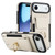 iPhone Air Elastic Card Bag Ring Holder Phone Case - White