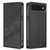 iPhone Air Embossed Multi-functional Wallet Retro Leather Phone Case - Black