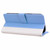 iPhone Air Embossed Two-Color Leather Phone Case - White Blue