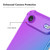 iPhone Air ENKAY Hat-Prince Gradient Airbag TPU Phone Case - Purple Blue