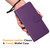iPhone Air ENKAY RFID Blocking Wallet Kickstand Litchi Texture Leather Phone Case - Red
