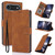 iPhone Air Fantasy Skin-feel Calfskin Texture Leather Phone Case - Brown