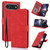 iPhone Air Fantasy Skin-feel Calfskin Texture Leather Phone Case - Red