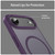 iPhone Air Fanying Series PC Hybrid TPU Translucent Frosted MagSafe Phone Case - Crystal Purple iPhone Air Fanying Series PC Hybrid TPU Translucent Frosted MagSafe Phone Case - Crystal Purple