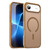 iPhone Air Fanying Series PC Hybrid TPU Translucent Frosted MagSafe Phone Case - Desert Gold