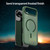 iPhone Air Fanying Series PC Hybrid TPU Translucent Frosted MagSafe Phone Case - Olive Green