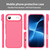 iPhone Air Fanying Series PC Hybrid TPU Translucent Frosted Phone Case - Rose Red