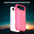 iPhone Air Fanying Series PC Hybrid TPU Translucent Frosted Phone Case - Rose Red