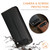 iPhone Air Fierre Shann PU Genuine Leather Texture Phone Case - Black iPhone Air Fierre Shann PU Genuine Leather Texture Phone Case - Black
